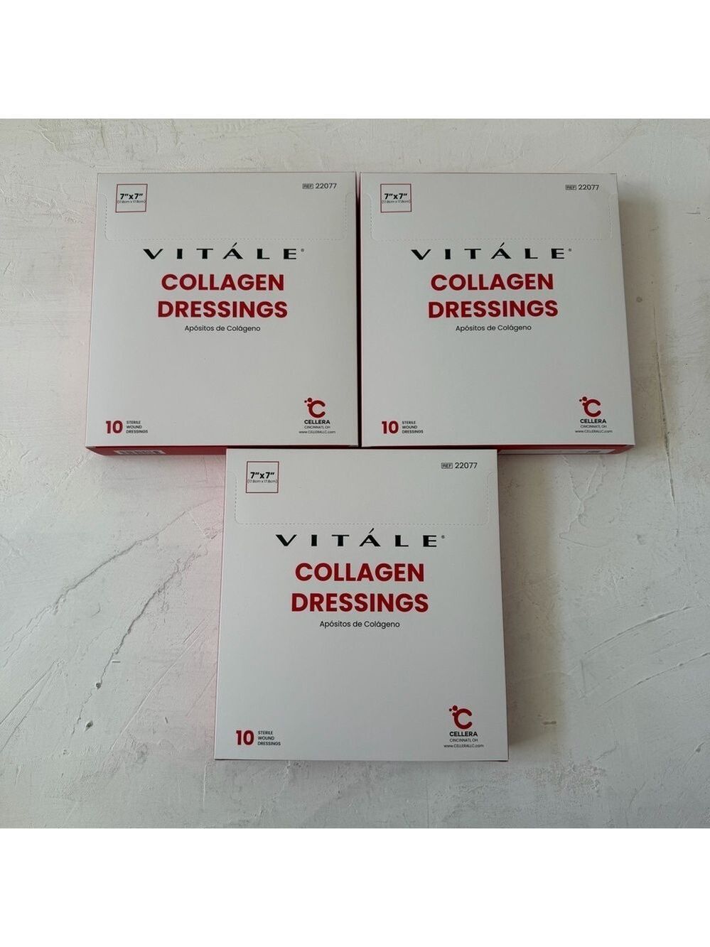 Vitále Collagen Dressing 3 Boxes Total 29 Dressings NEW